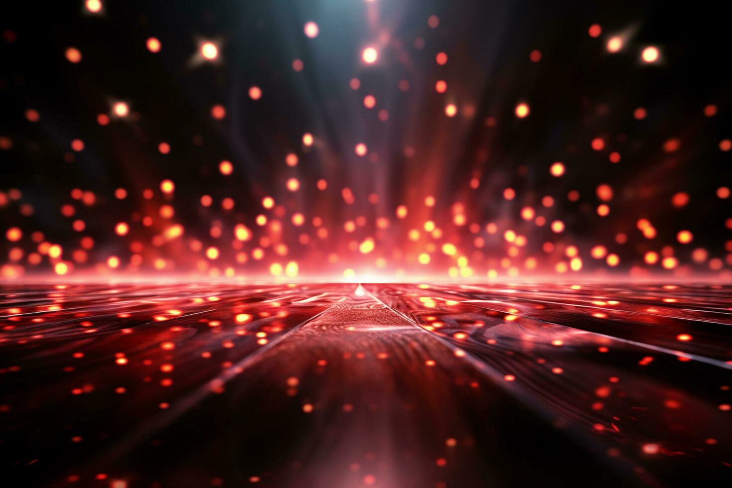 Ai Generaitve Backdrop With Illumination Of Red Spotlights For Flyers realistic image ultra hd high design photo