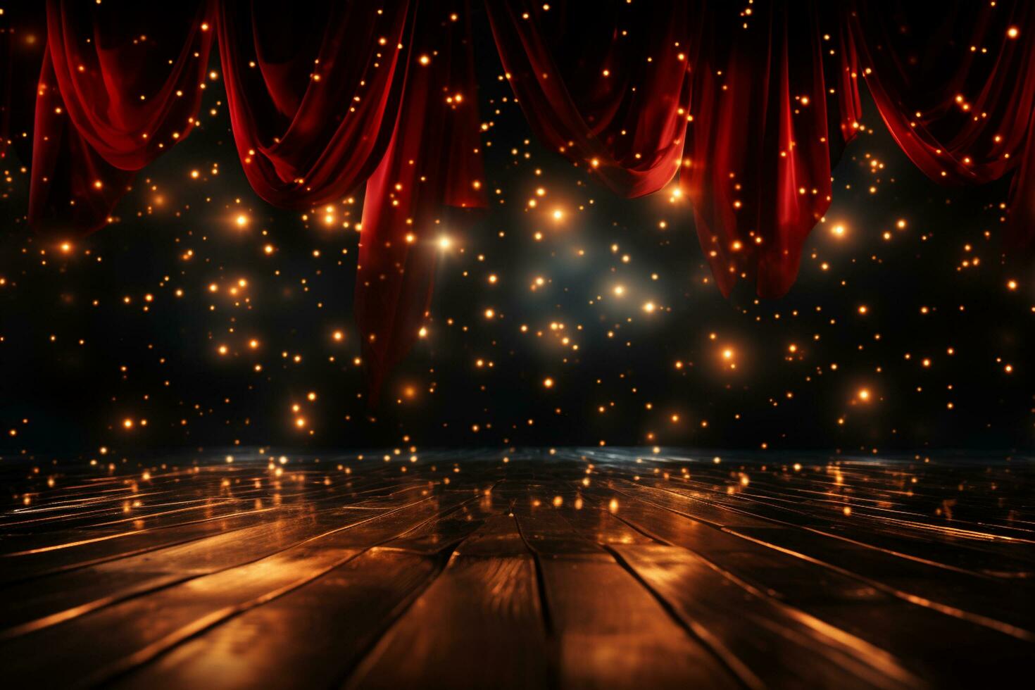 Ai Generaitve Backdrop With Illumination Of Red Spotlights For Flyers realistic image ultra hd high design photo
