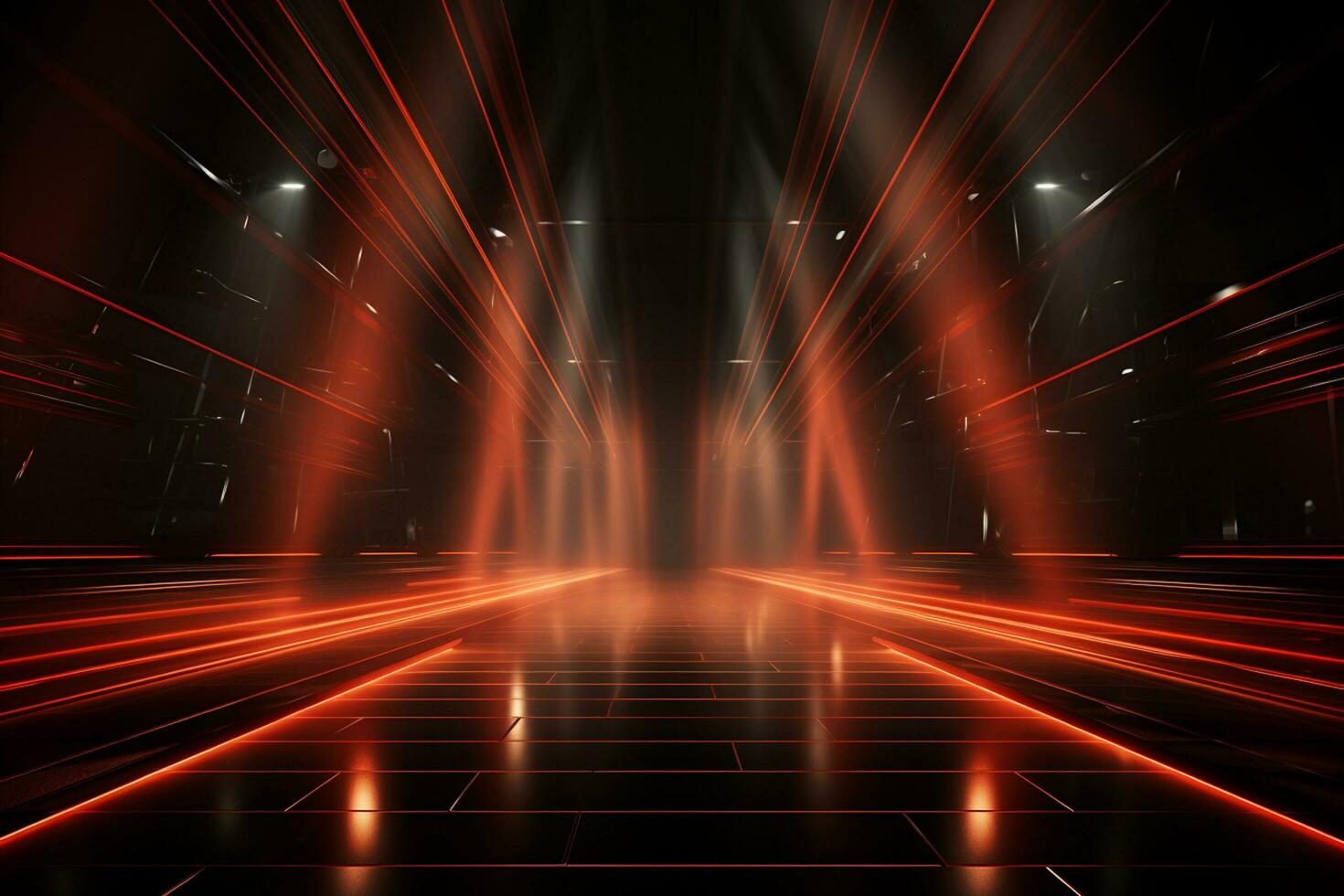 Ai Generaitve Backdrop With Illumination Of Red Spotlights For Flyers realistic image ultra hd high design photo