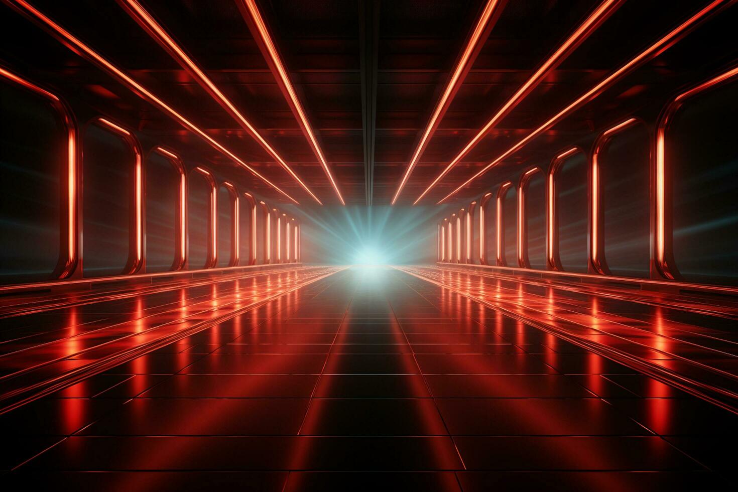 Ai Generaitve Backdrop With Illumination Of Red Spotlights For Flyers realistic image ultra hd high design photo
