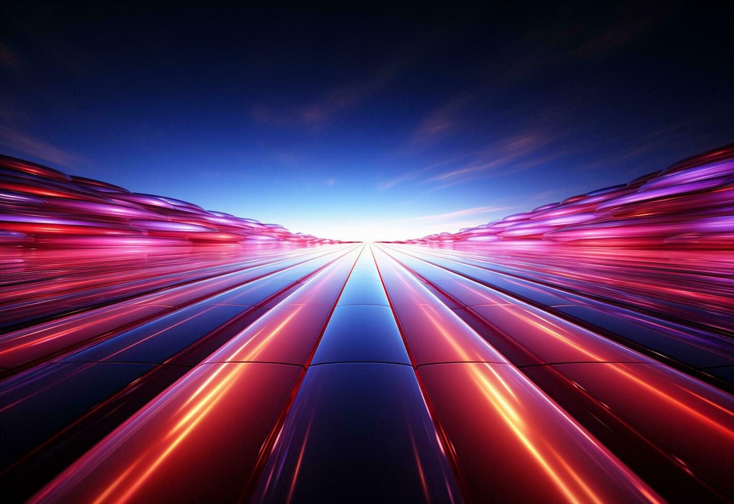Ai Generated Neon illuminated futuristic backdrop realistic image, ultra hd, high design very detailed photo