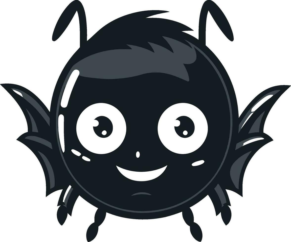 Minimalist Aphid Mastery Black Vector Icon Artistic Precision Black Aphid Symbol in Vector