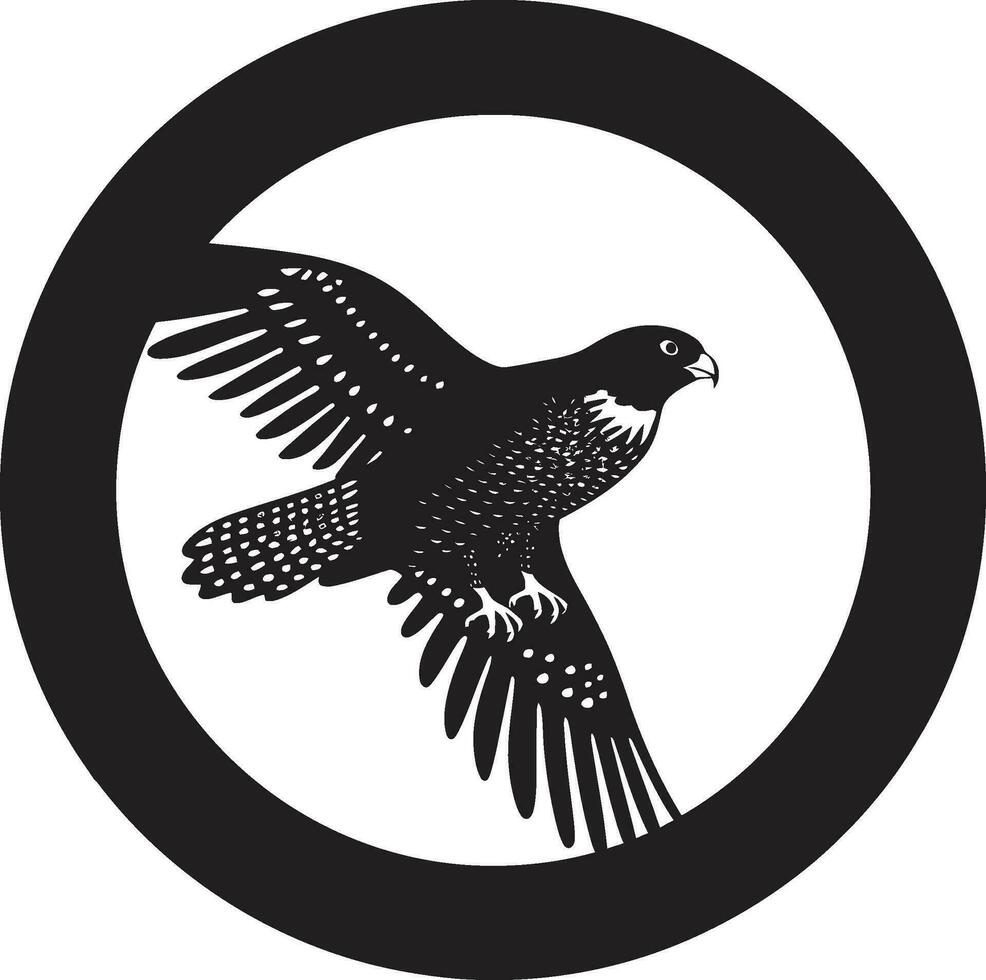 Sparrows Song Subtle Vector Charm Elegant Black Emblem Winged Marvel