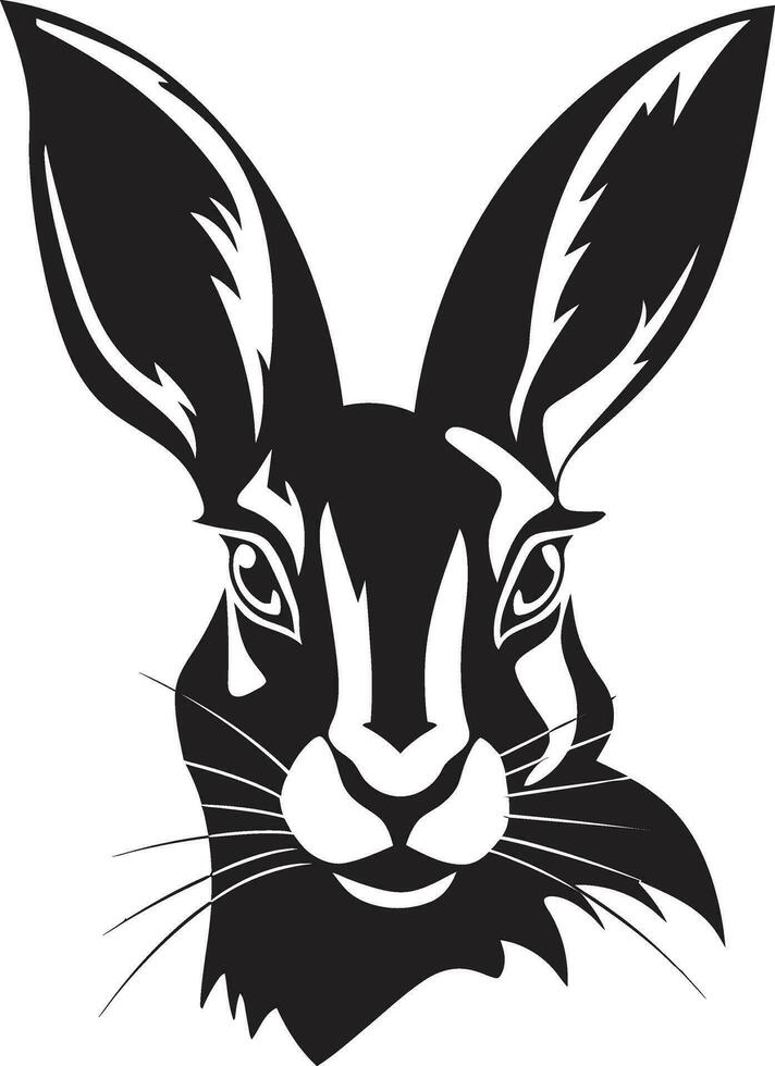 Black Vector Rabbit A Logo Thats as Soft as Fur Black Vector Rabbit A Logo Thats Sure to Make Your Brand Shine