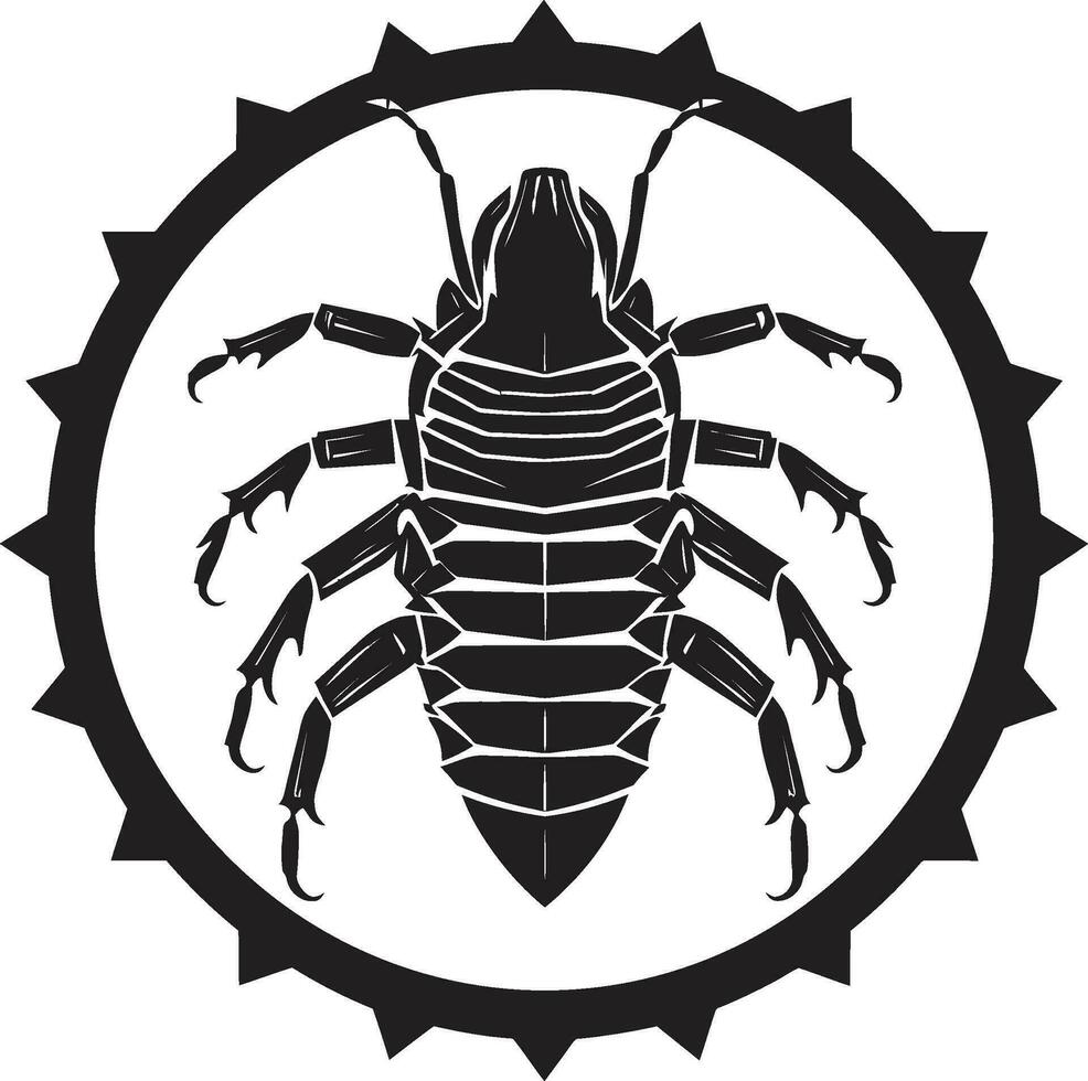 Underwater Beauty Inky Black Icon Beneath the Waves SilverFish Vector Brilliance