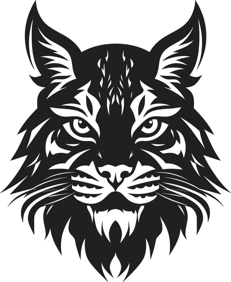 Vector Bobcat A Wild Predator Animal in a Vector Design Format Bobcat Vector Design A Fierce and Beautiful Wild Cat