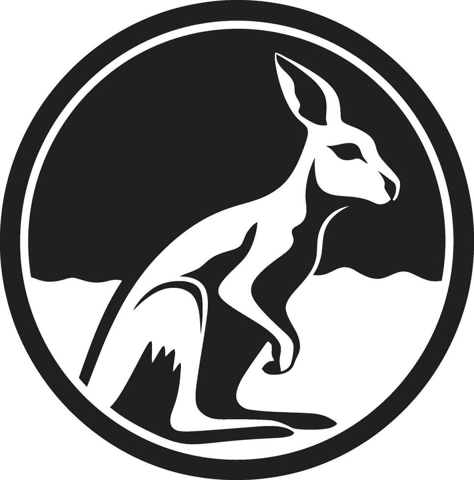 Kangaroo Agility Training Kangaroo Kickstart Icon vector