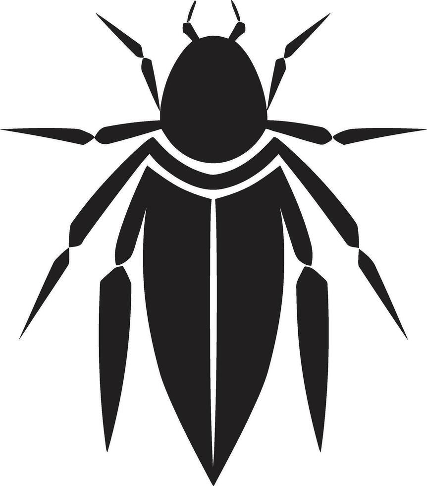 Black Vector Aphid Emblem A Timeless Logo Classic Modern Black Aphid Logo Vector Art Excellence