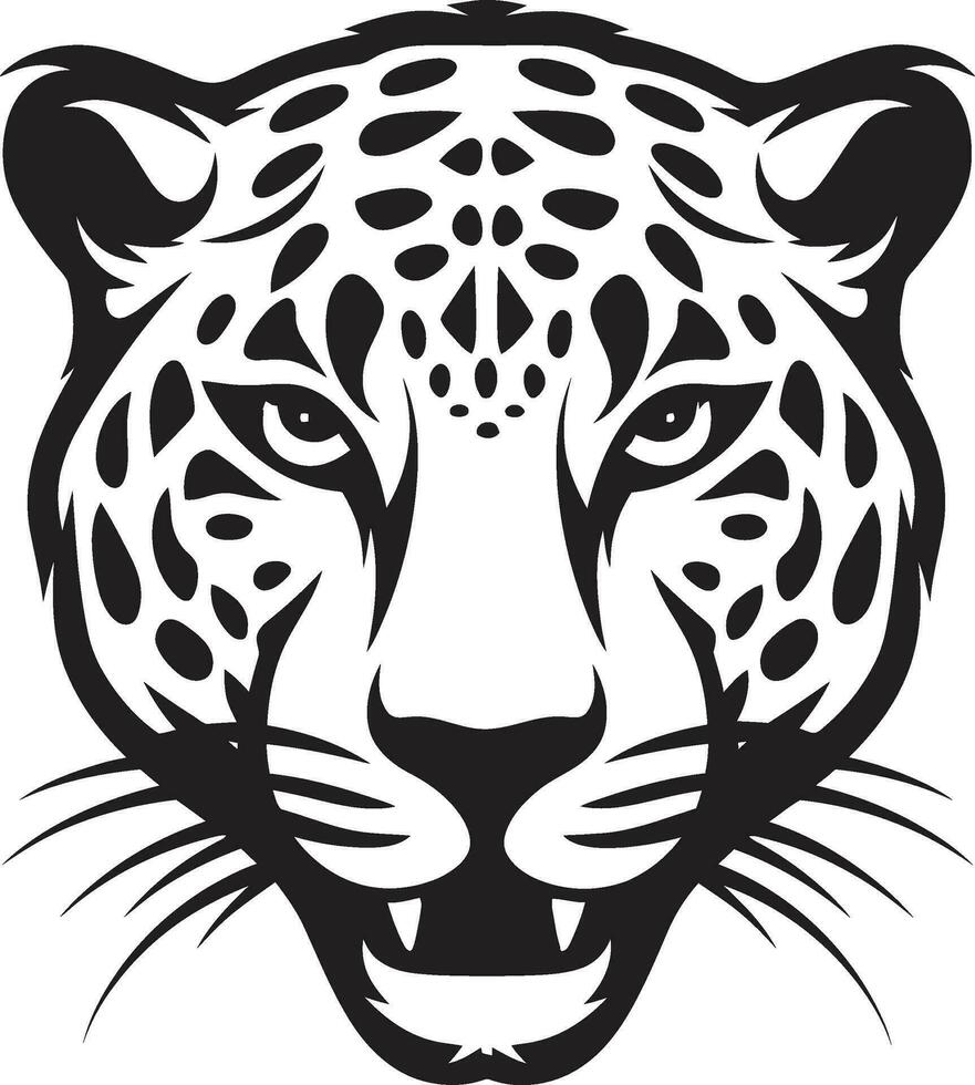 Nocturnal Cunning Mysterious Jaguar Identity Sleek and Fierce Black Kestrel Emblem vector
