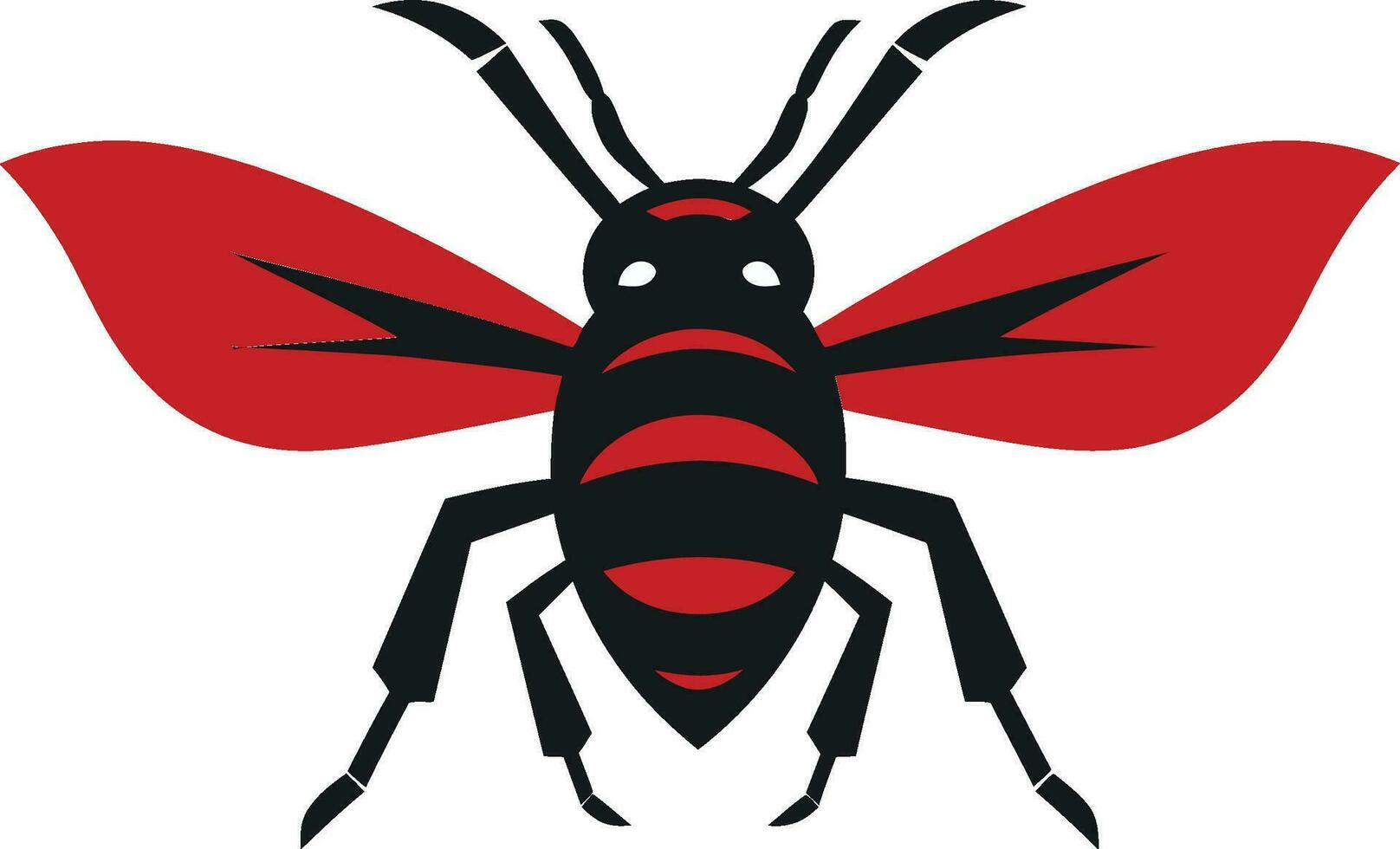 Stinger Precision Hornet Badge Geometric Fury Hornet Icon vector