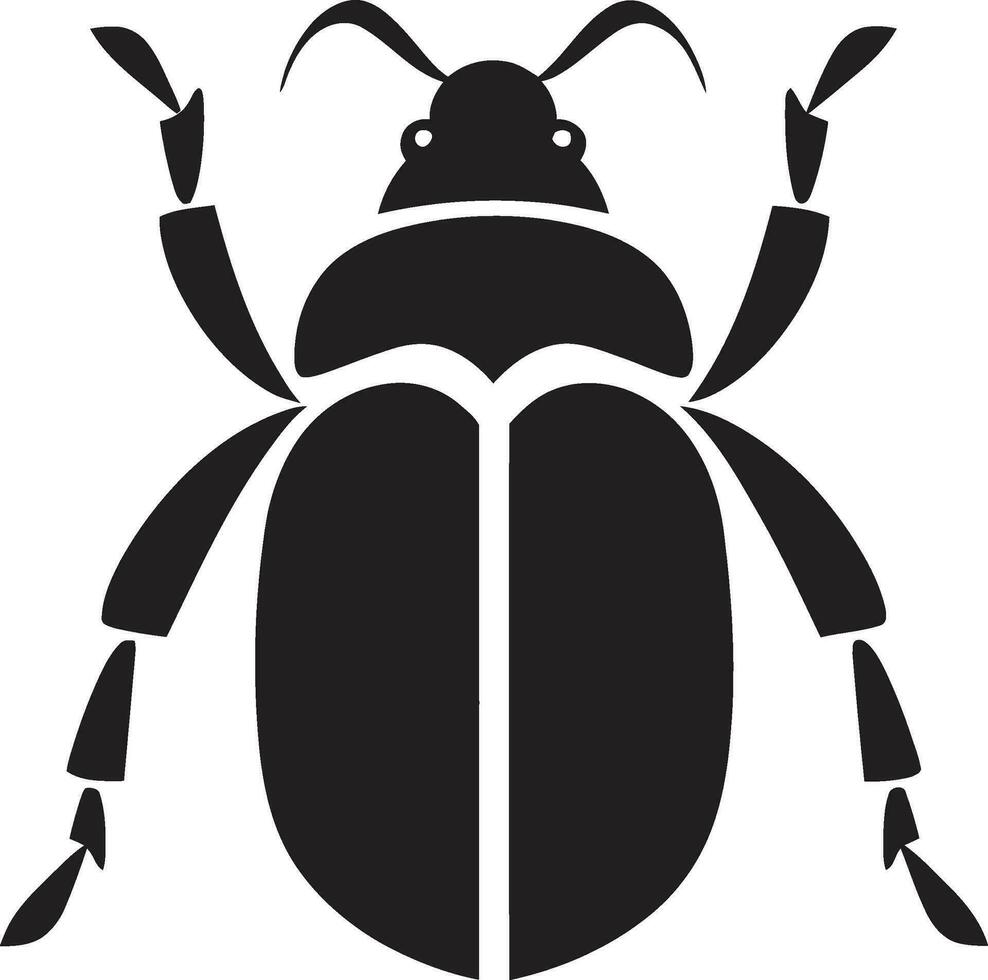 Bug Tribal Mark Insect Monarchy Seal vector