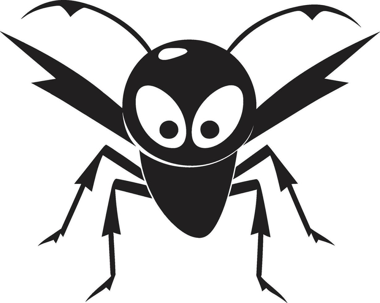 elegante mosquito icónico diseño moderno mosquito logo marca vector