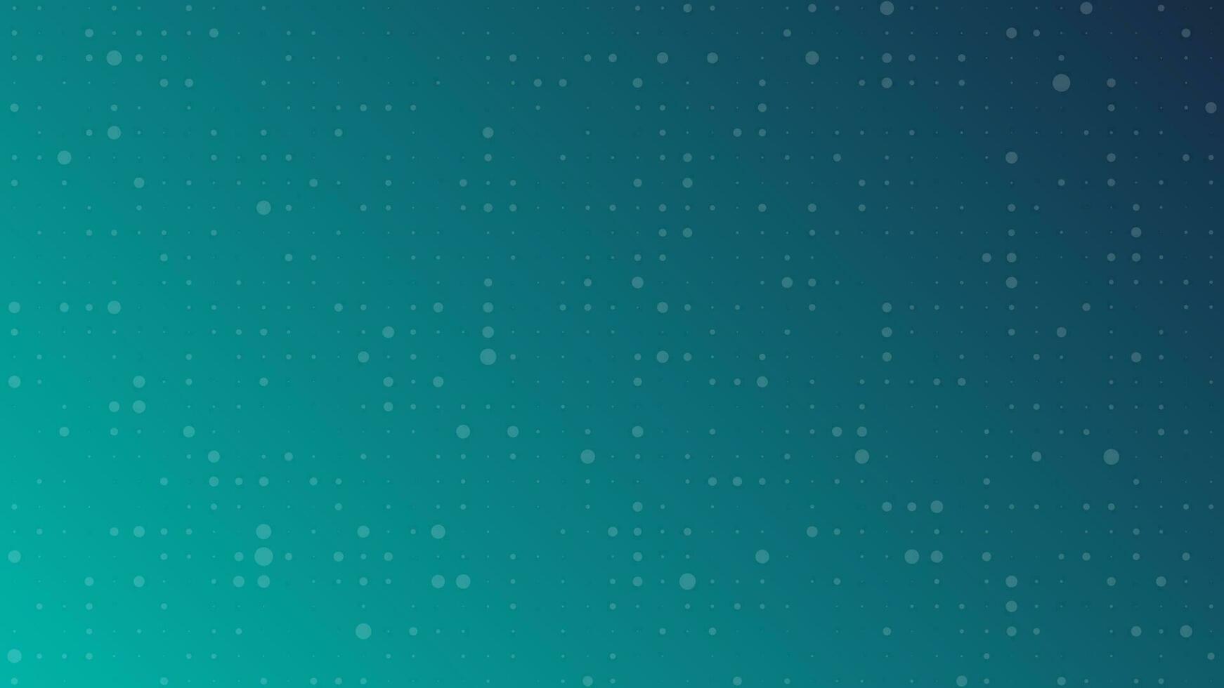 Abstract geometric background of circles. Green pixel background with empty space. Vector illustration.