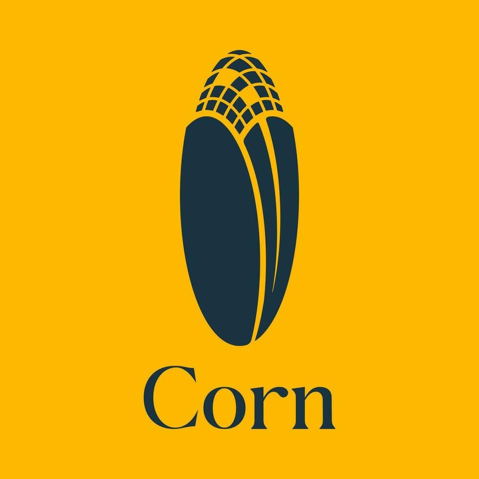 Corn logo vector illustration. Corn icon.