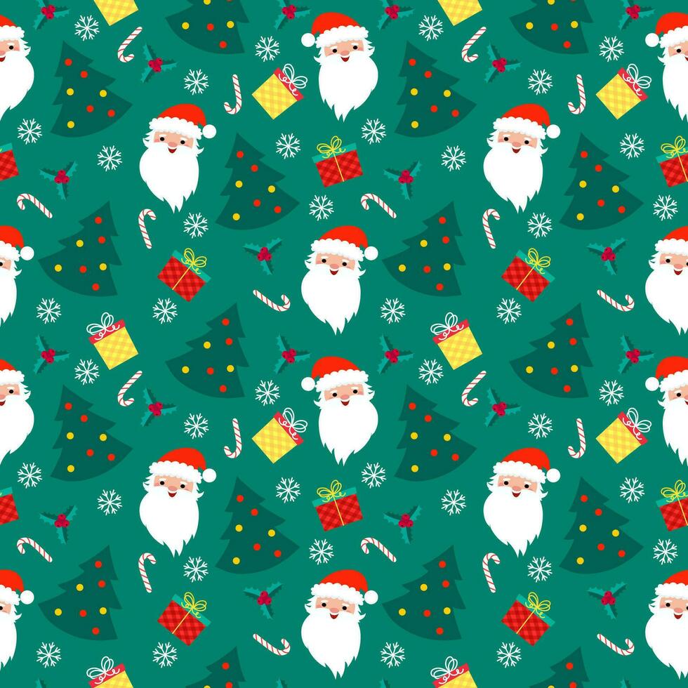 Cartoon Christmas Wrapping Paper 