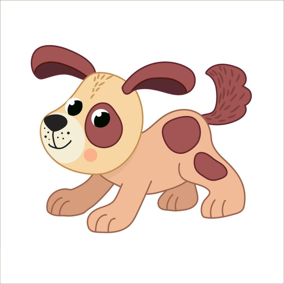 funny farm animal isolated on transparent background. vector illustration.