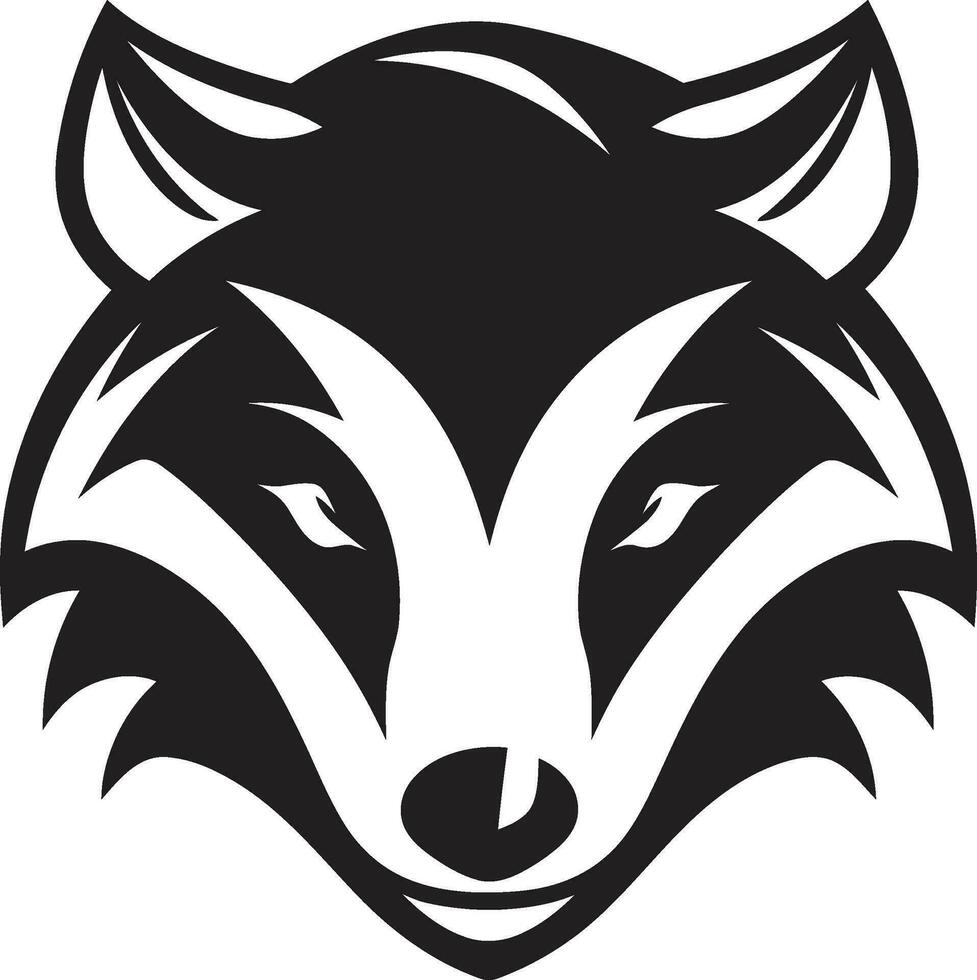 Badger Monarch Symbol Badger Crowned Badge vector