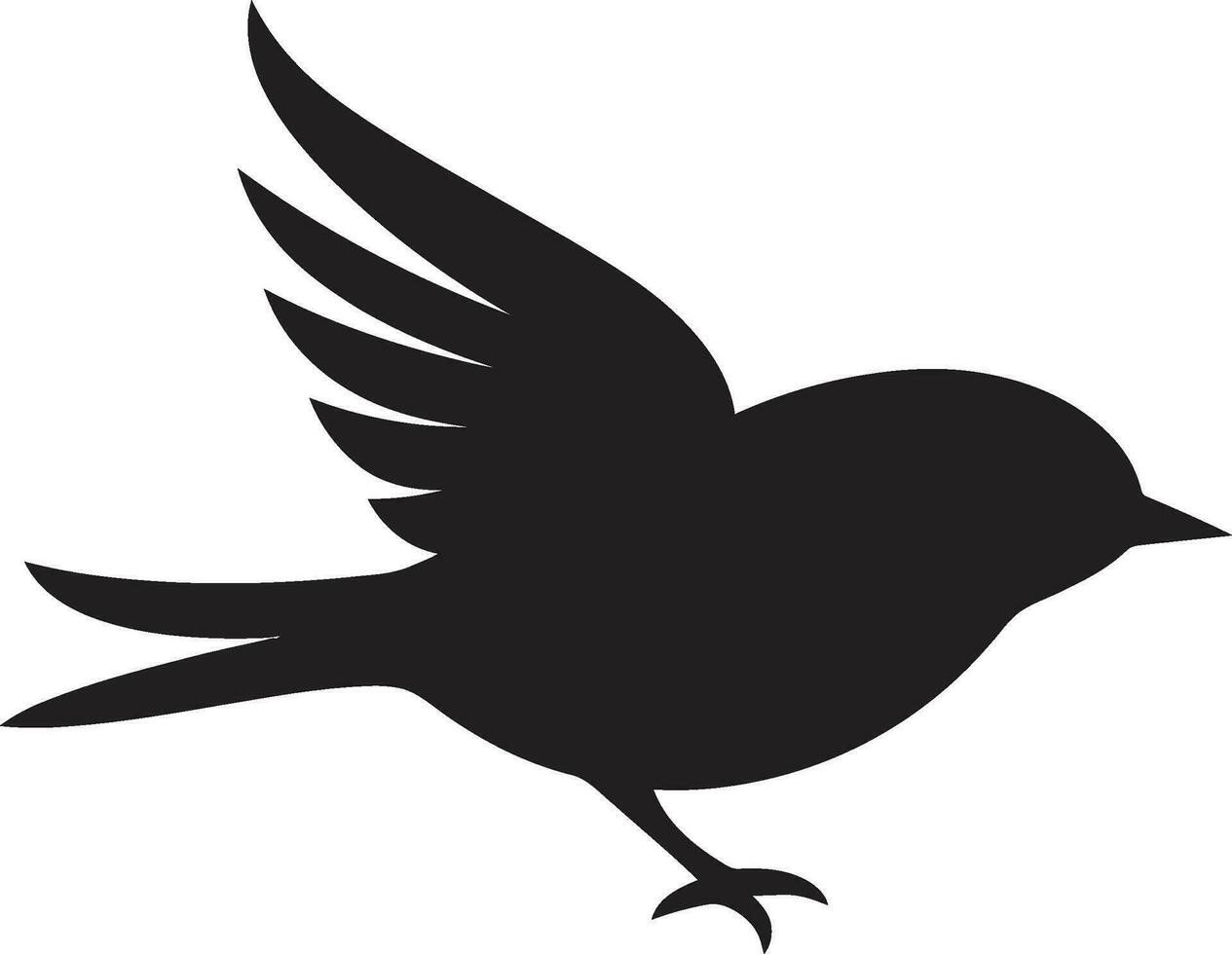 Crows Vigilance Monogram Herons Graceful Flight vector