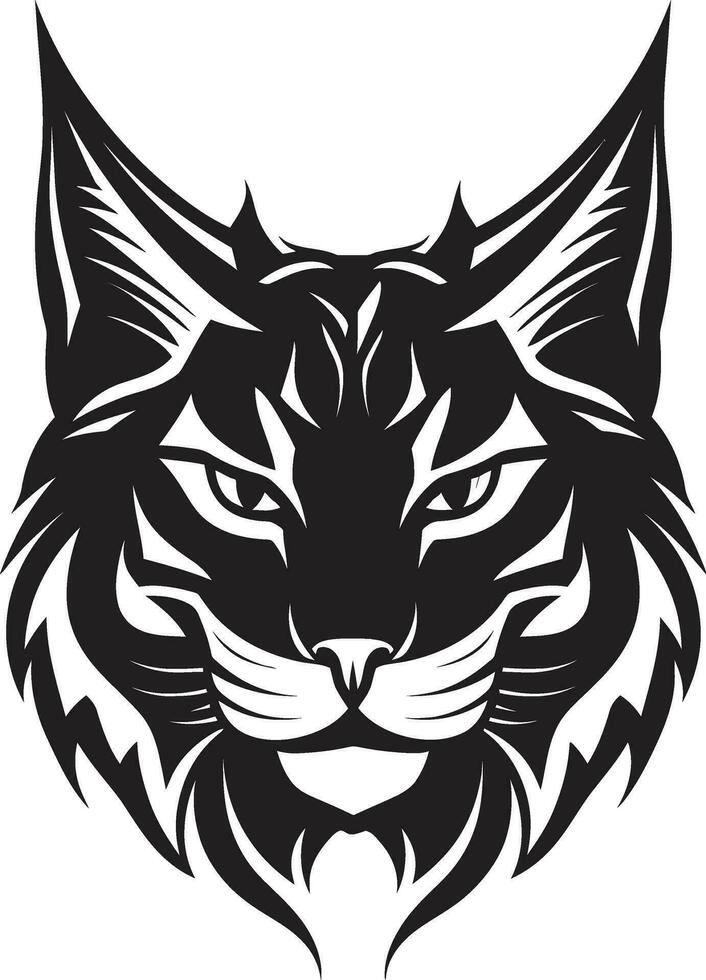 Bobcat Vector Design A Feral Cat with a Wild Spirit Bobcat Vector A Wild Predator Animal in Vector Art Format