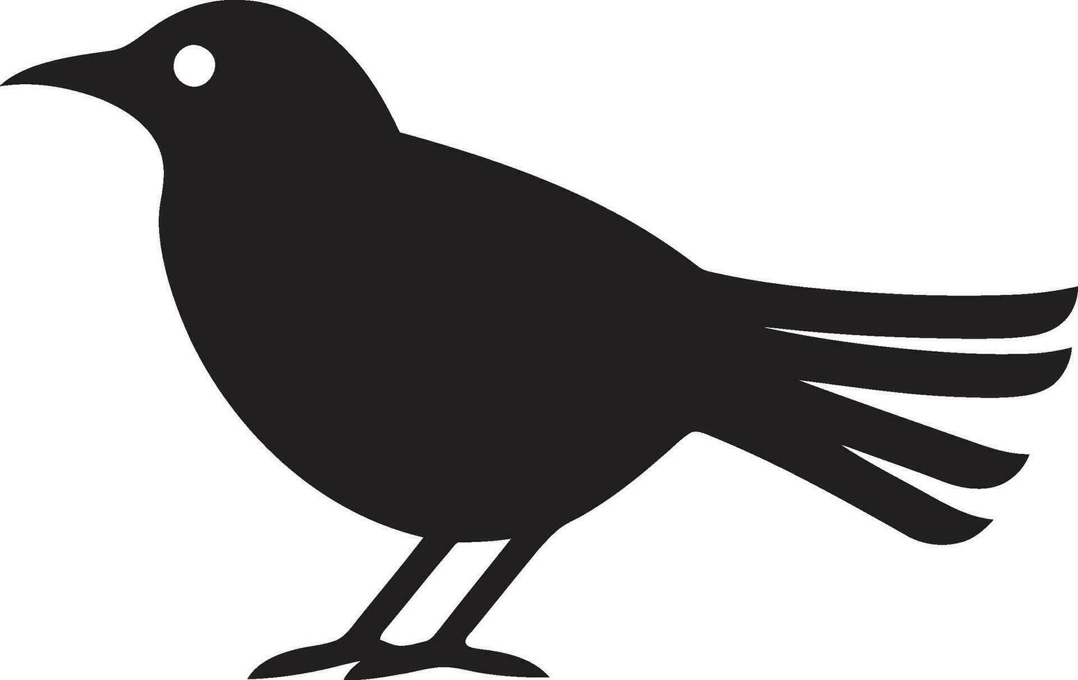Herons Grace Sparrow Serenity Emblem vector