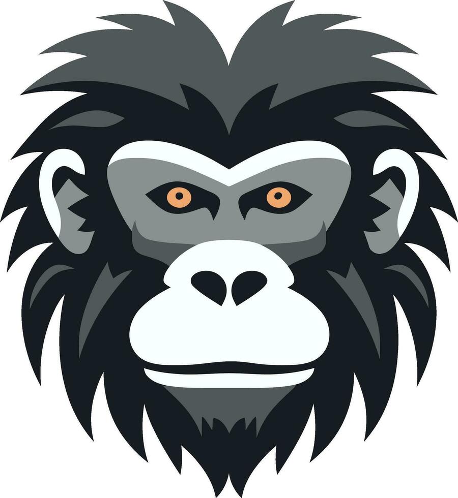 Baboon Lineage Badge Baboon Heraldic Symbol vector