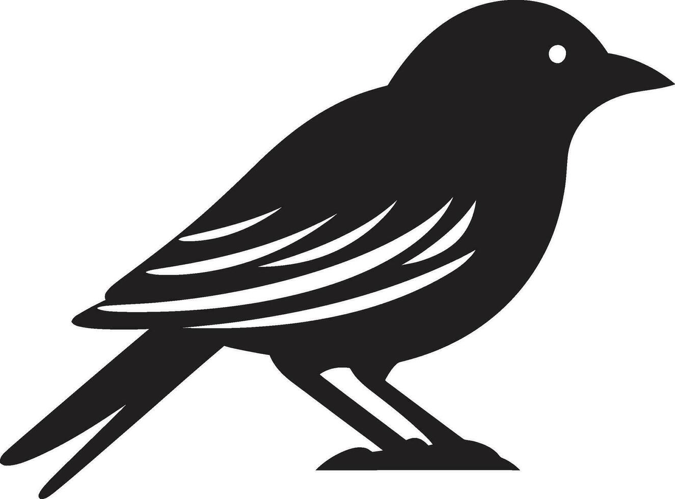 Vulture in Silhouette Ravens Roost Icon vector