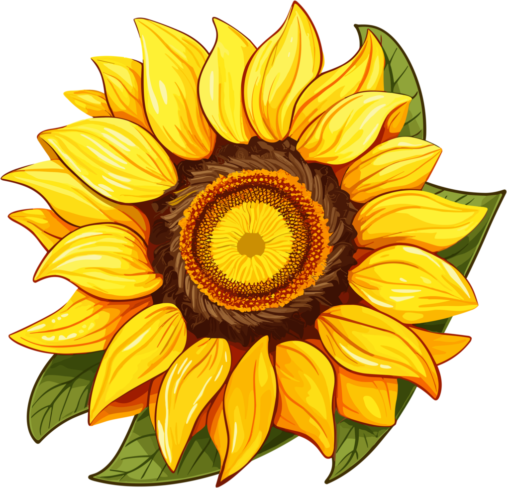 yellow sunflower illustration 32698842 PNG