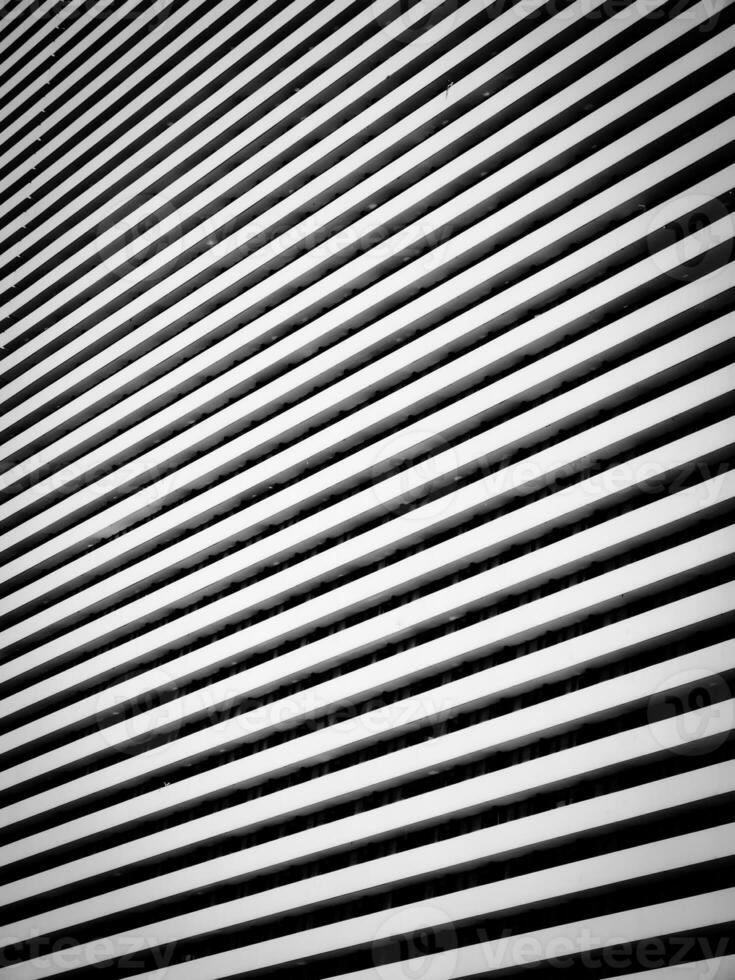 Black and white image of modern architecture photo