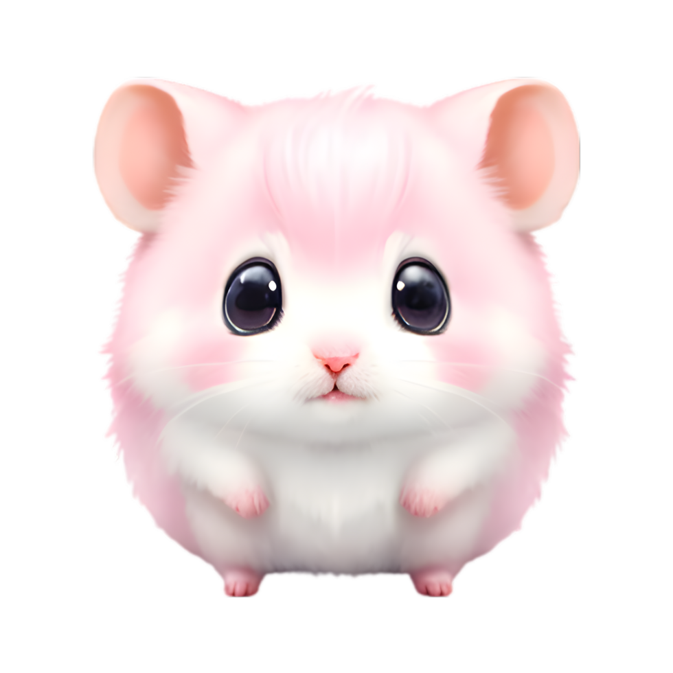 A cute hamster. AI-Generated png