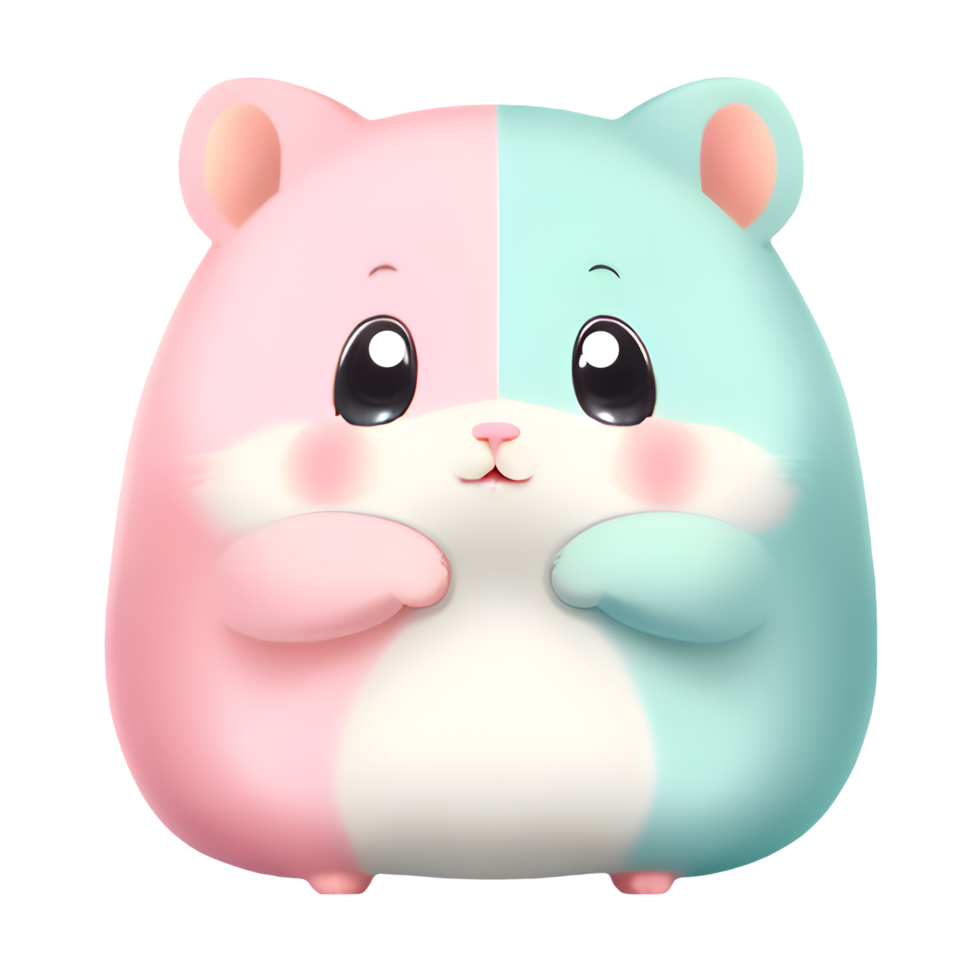 uma fofa hamster. gerado por IA png