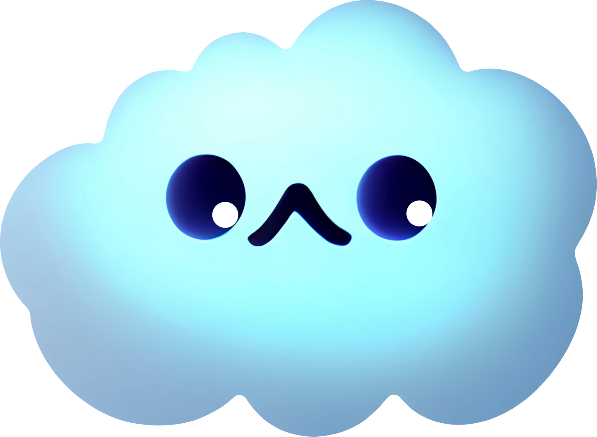 a cloud icon. AI-Generated. 32699425 PNG