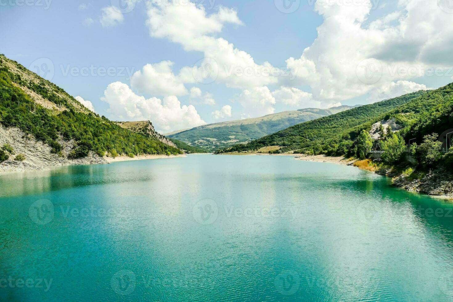 A scenic lake view photo