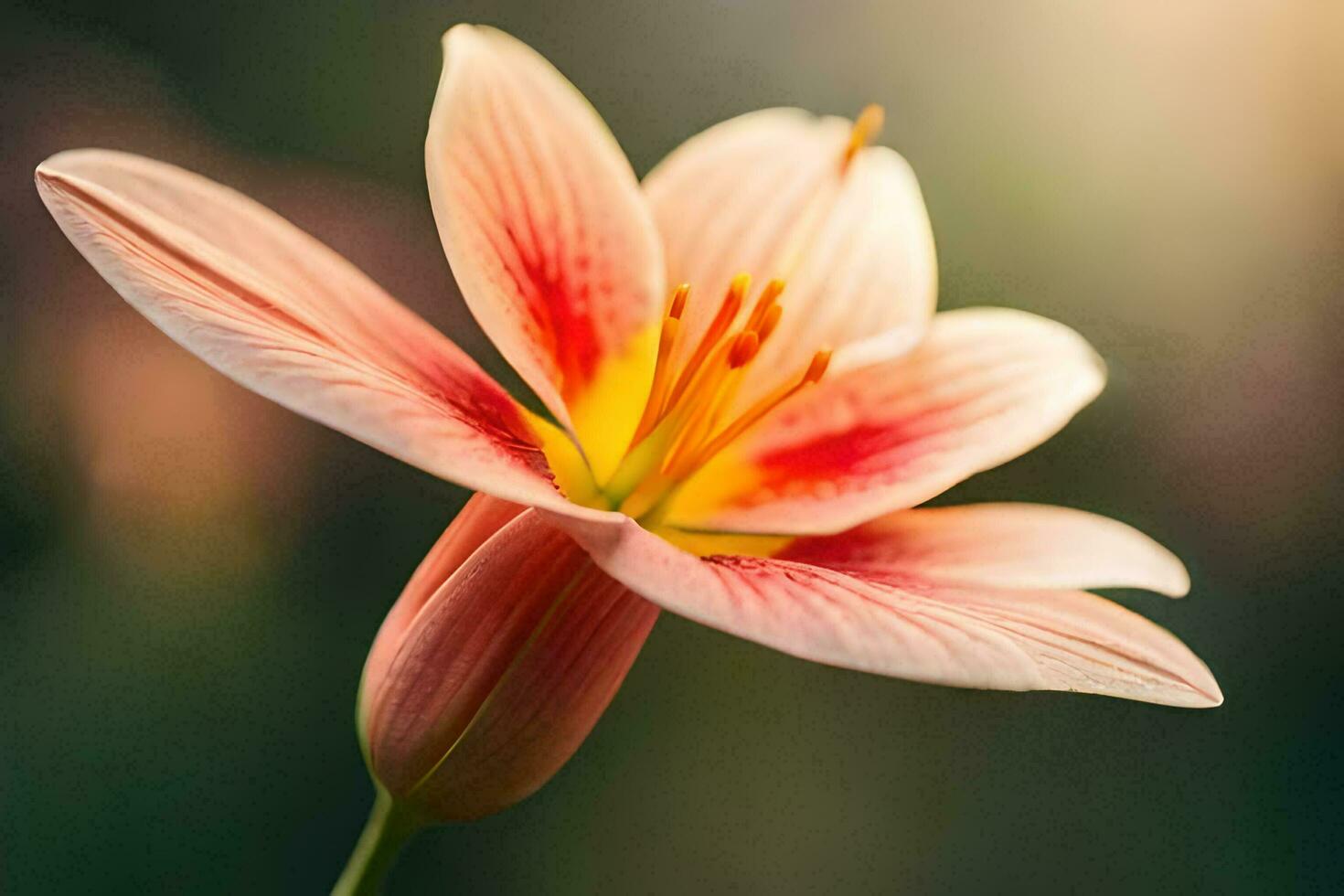 Lily Flower Ai Generative photo