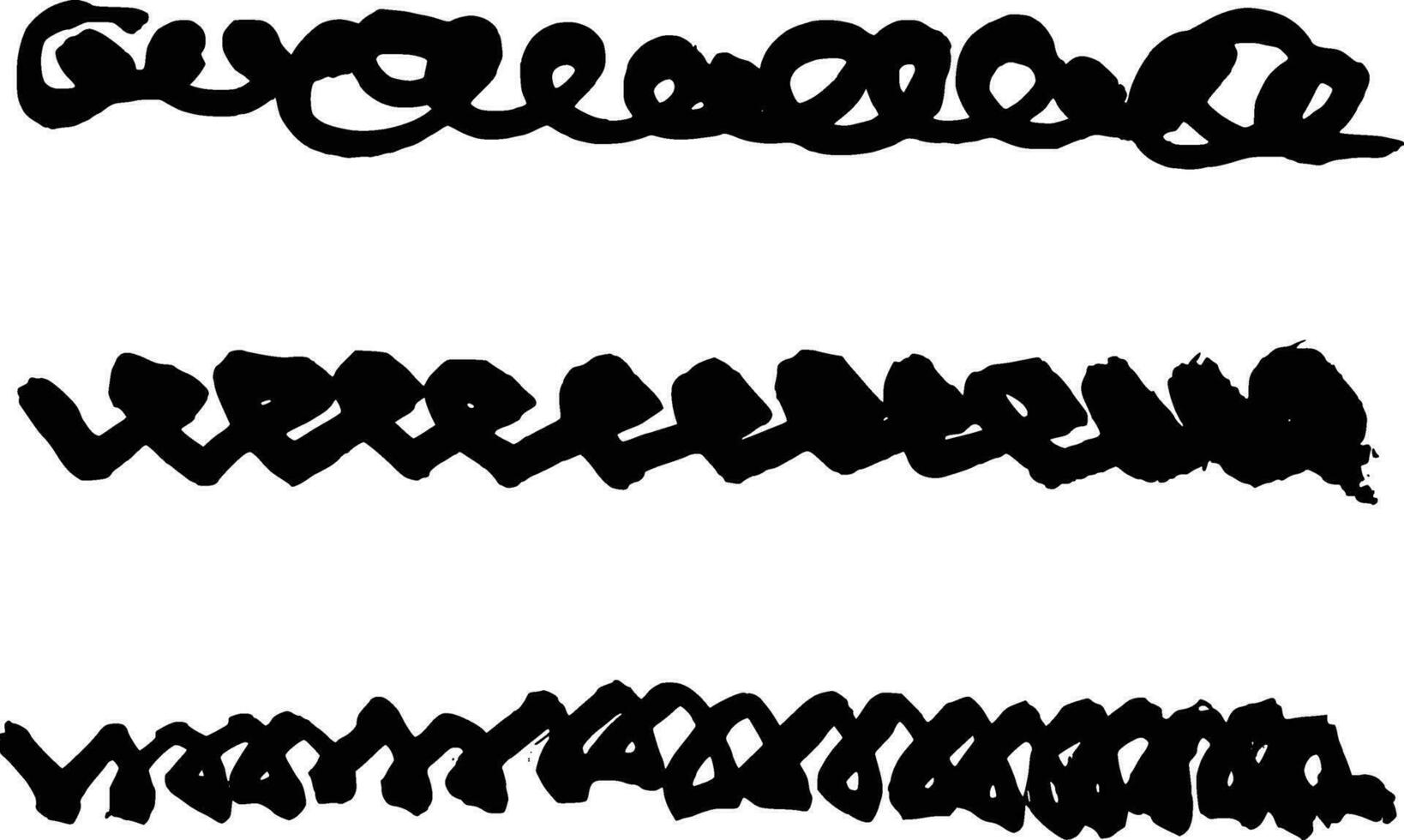 Abstract Brush Stroke Bundle, Vector Shapes, Dividers, and Black Paint Accents