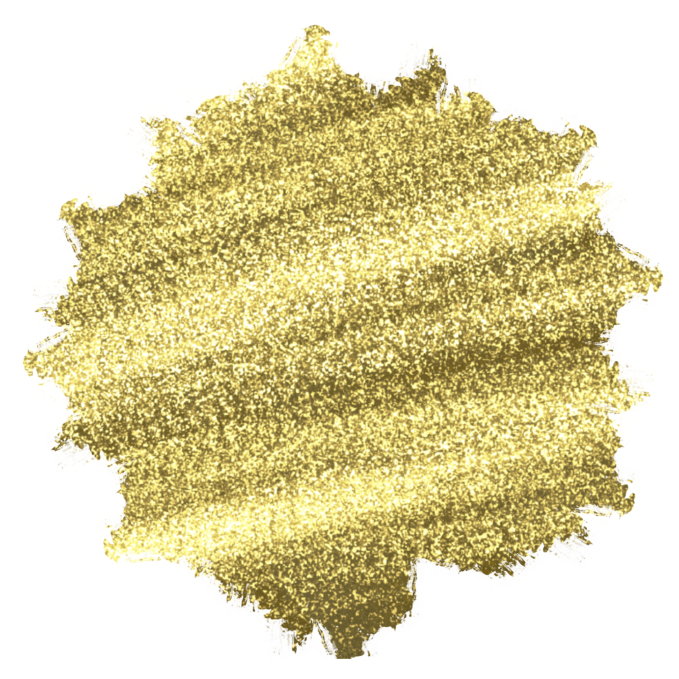 Gold paint brush png