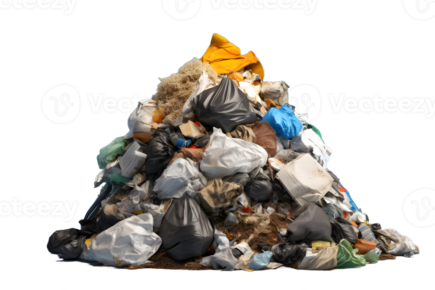 AI Generative pile of garbage png