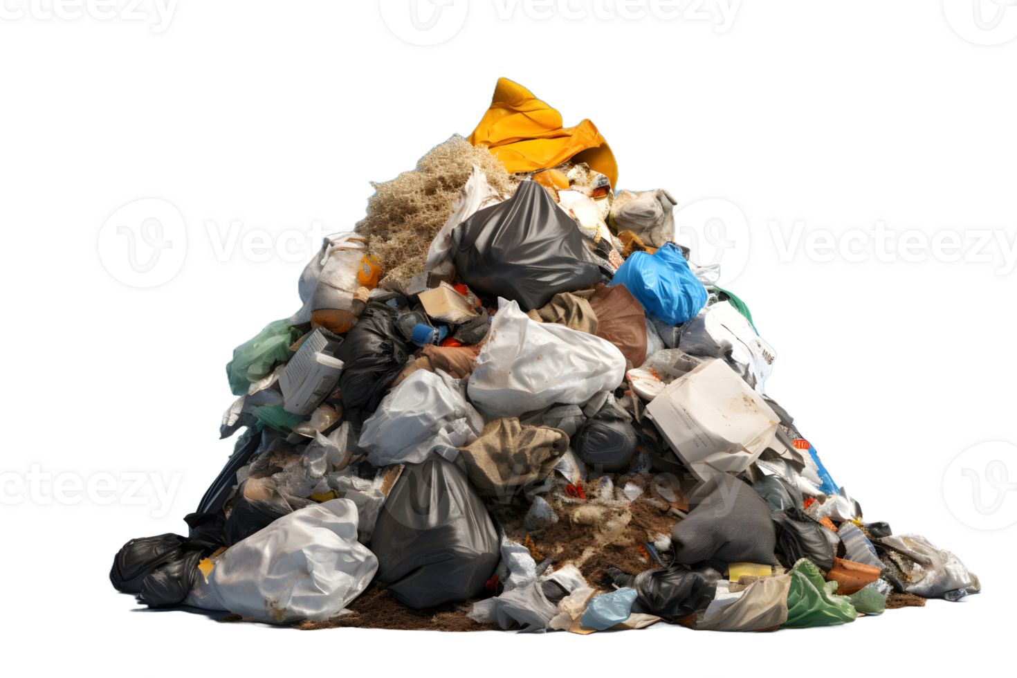 AI Generative pile of garbage png