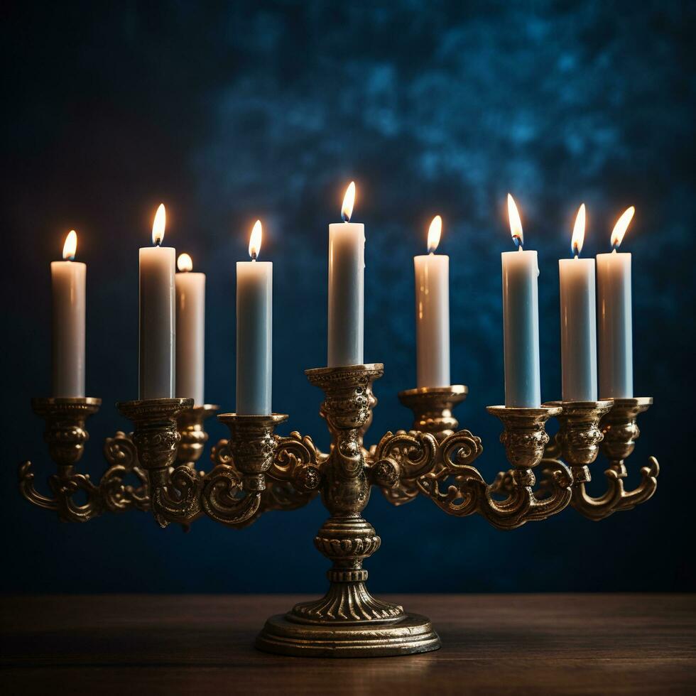 Jewish Menorah Stock Photos, Images and Backgrounds for Free Download