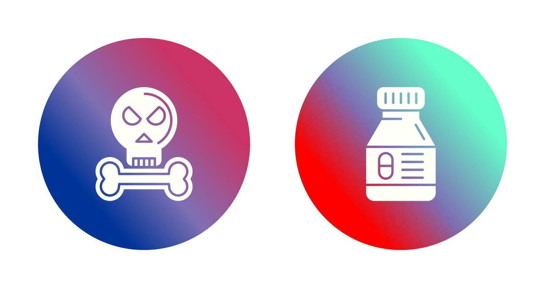 Bones and Medicine Icon vector