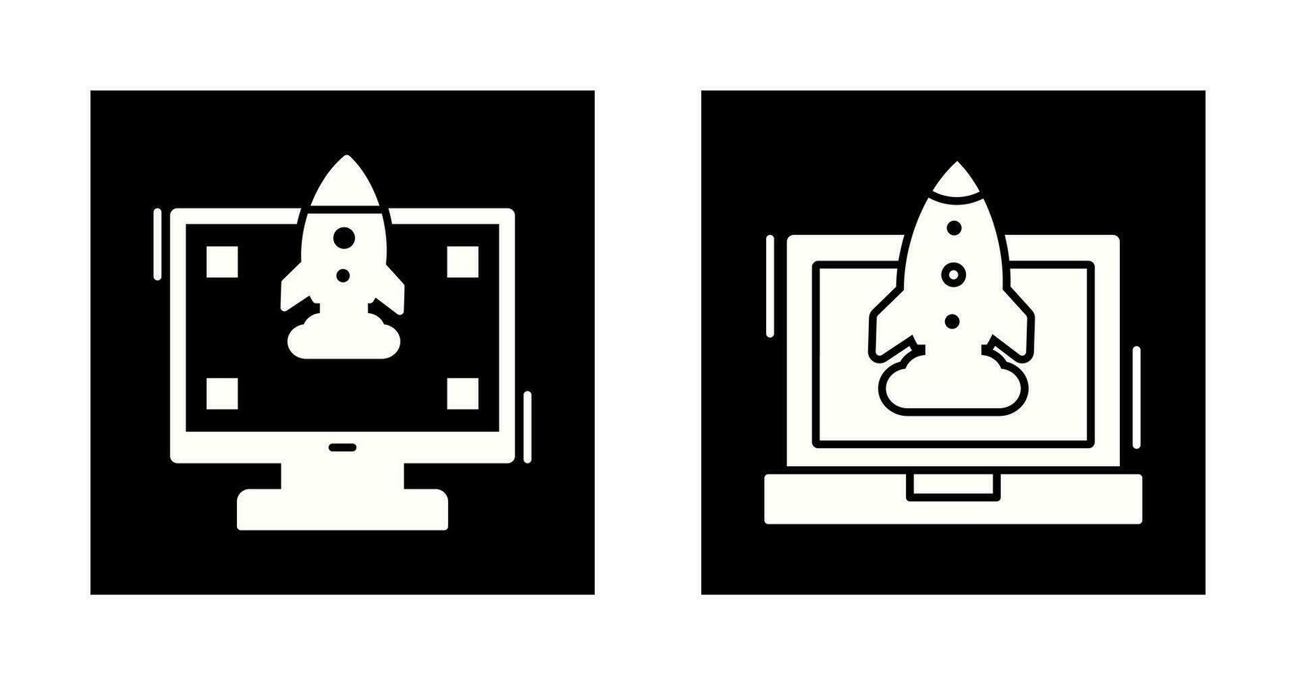 High Performance and Rocket Icon vector