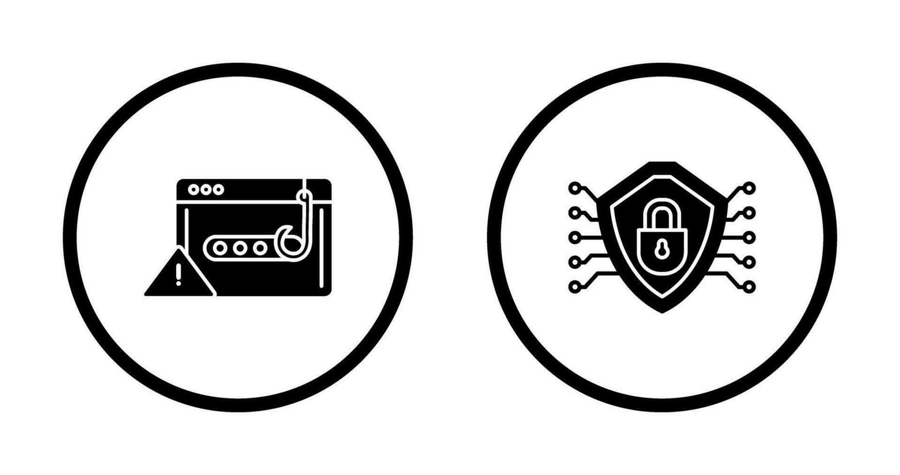 Phishing Password and Security Icon vector