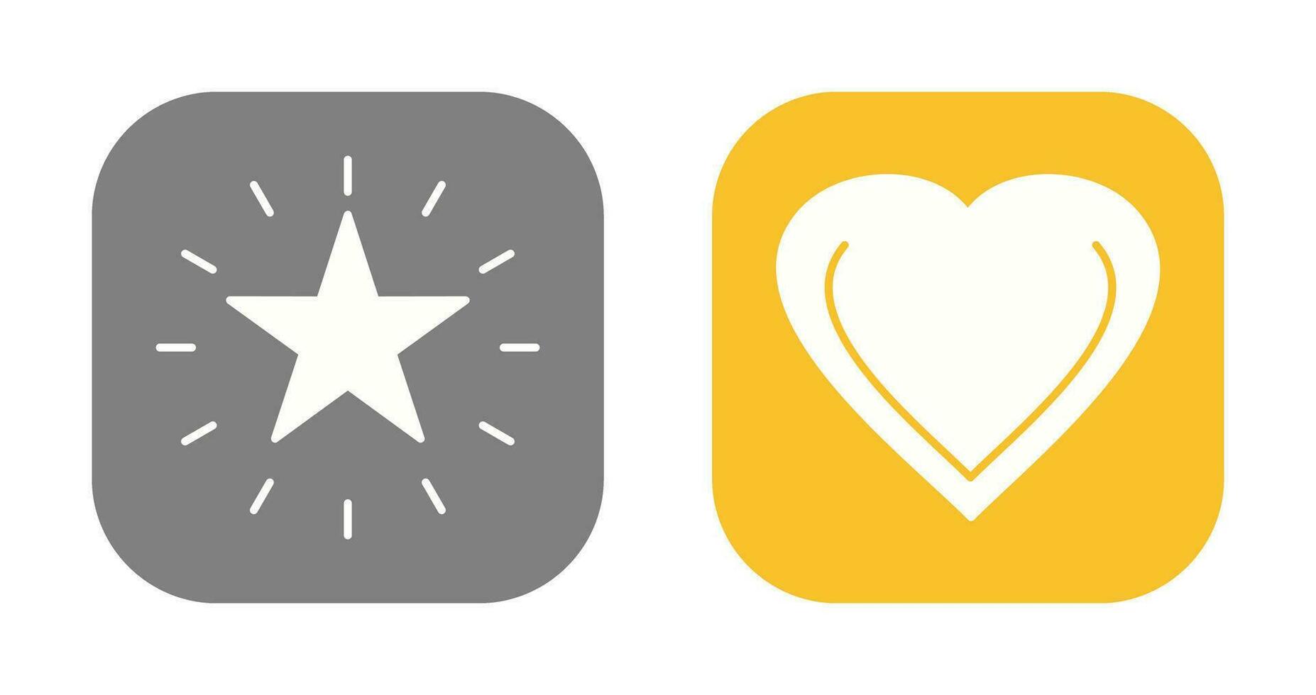 star and favourite  Icon vector