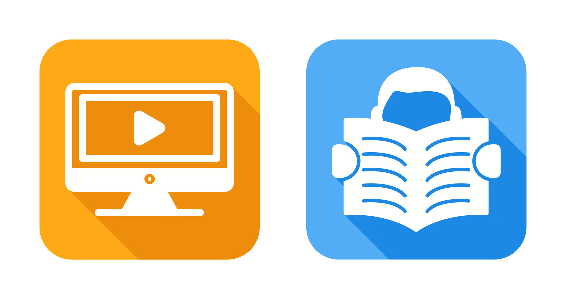 Video Lesson and Reading Icon 32701609 Vector Art at Vecteezy