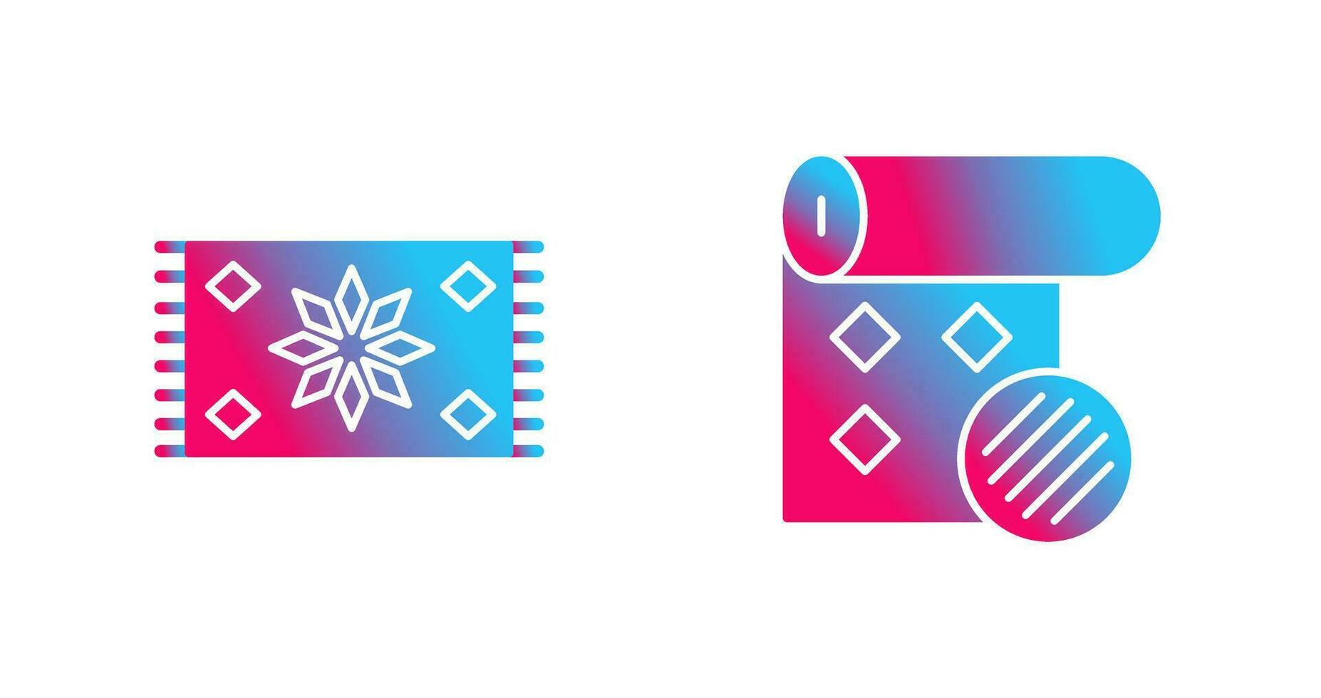 Carpet and Wallpaper Icon vector