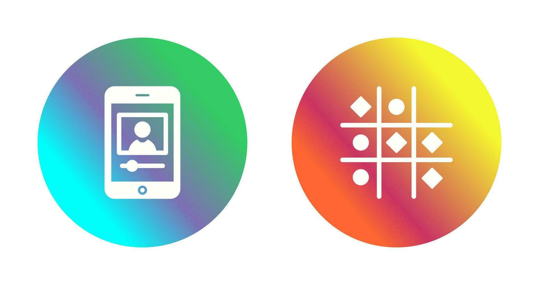 log and Tic Tac Toe Icon vector