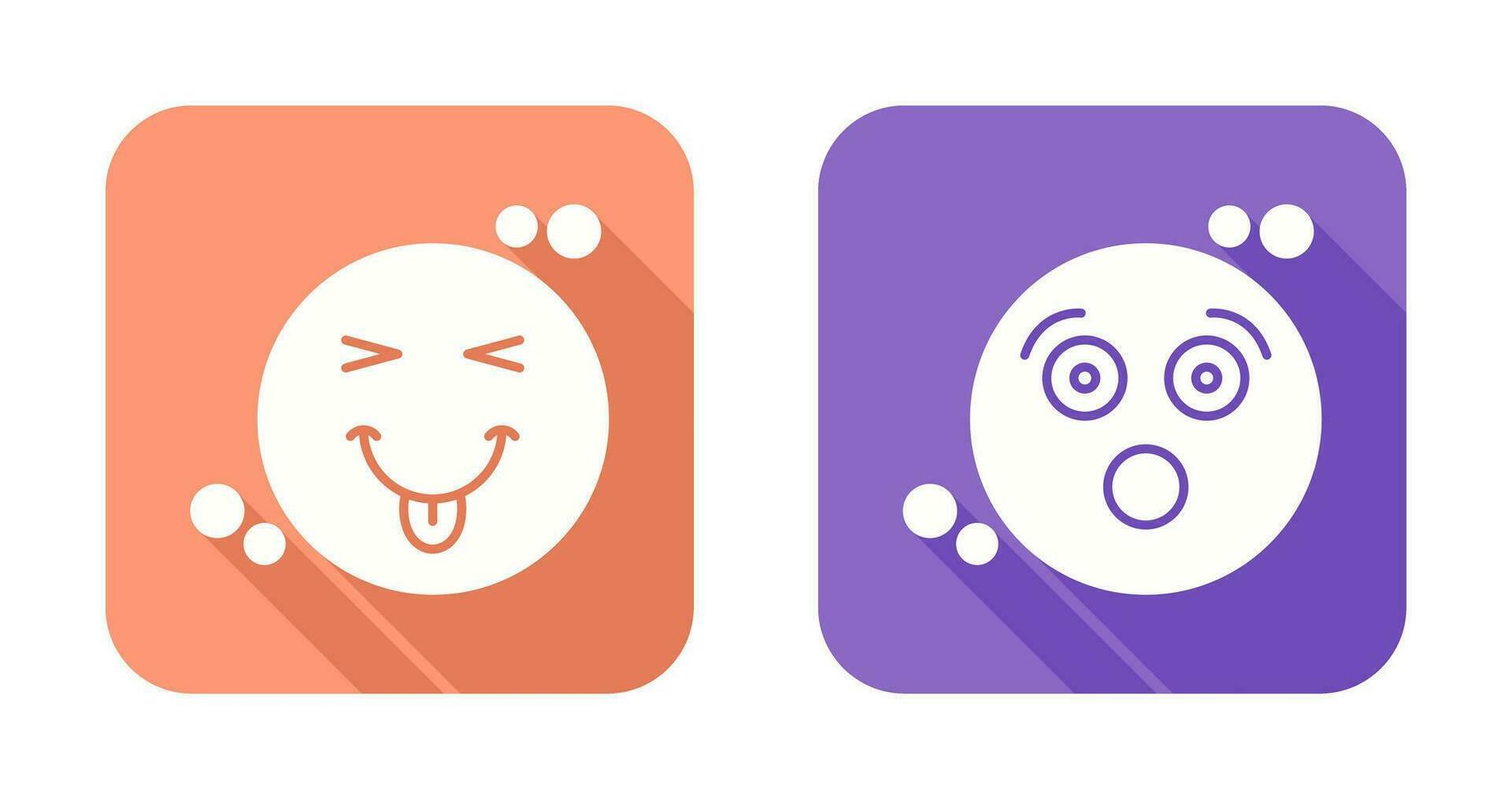 Naughty and Surprised Icon vector