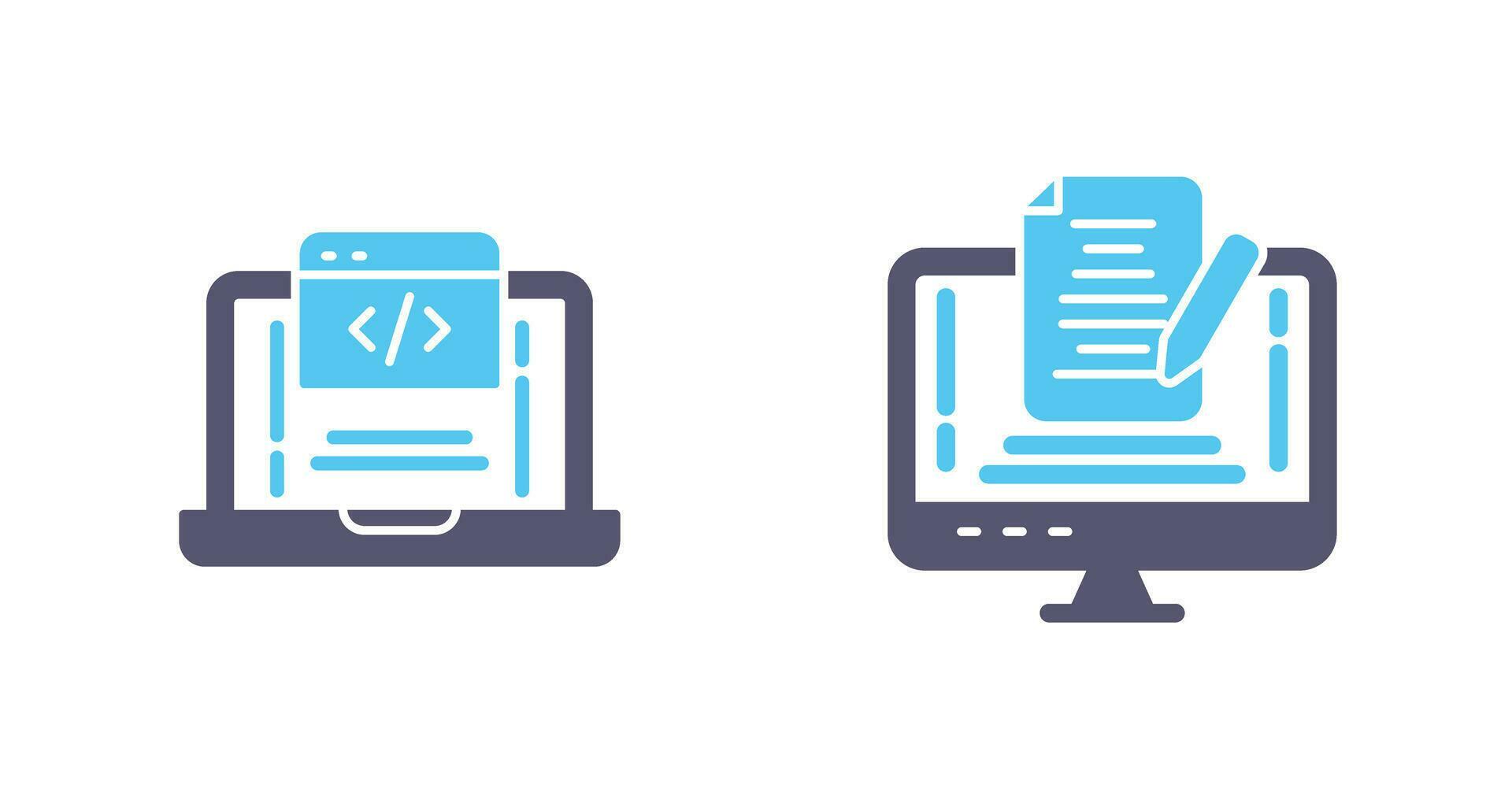 Coding and Note Icon 32702493 Vector Art at Vecteezy