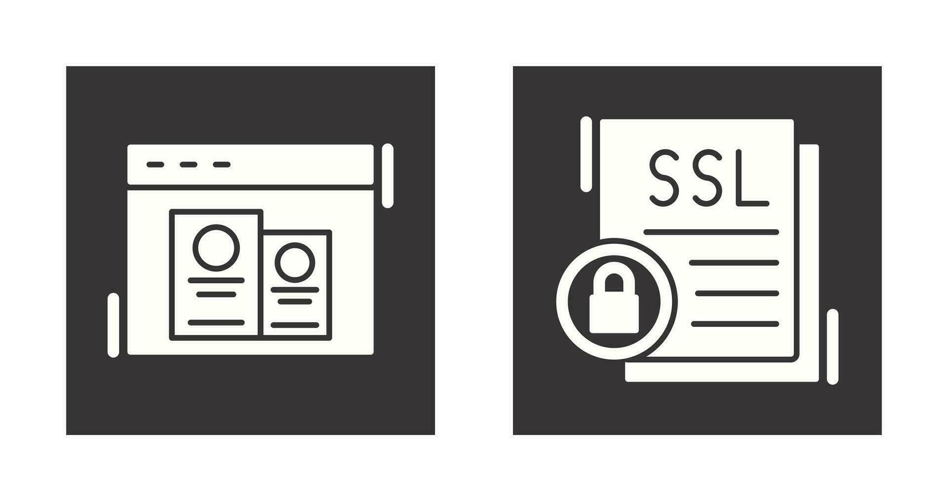 User and Protection Icon vector