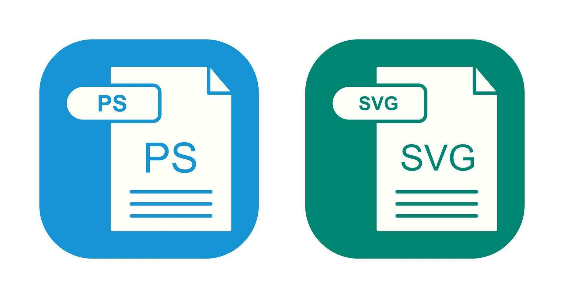 PS and SVG Icon vector