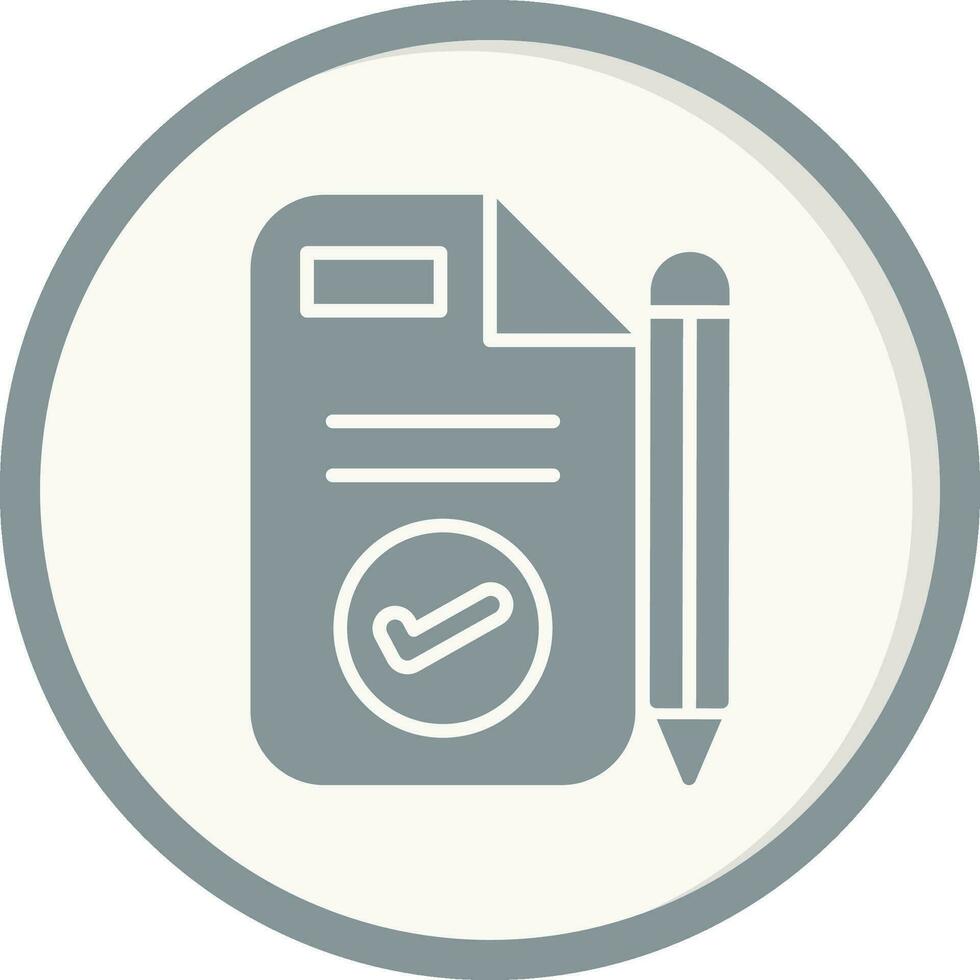 Pen And Paper Vector Icon